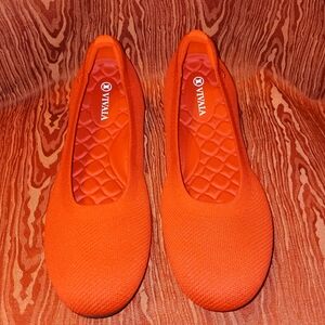 VIVAIA Red Woven Round-Toe Loafers Flats Women's Size EU 40.5 NEW